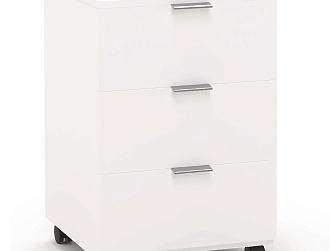 Тумба выкатная Сохо белая