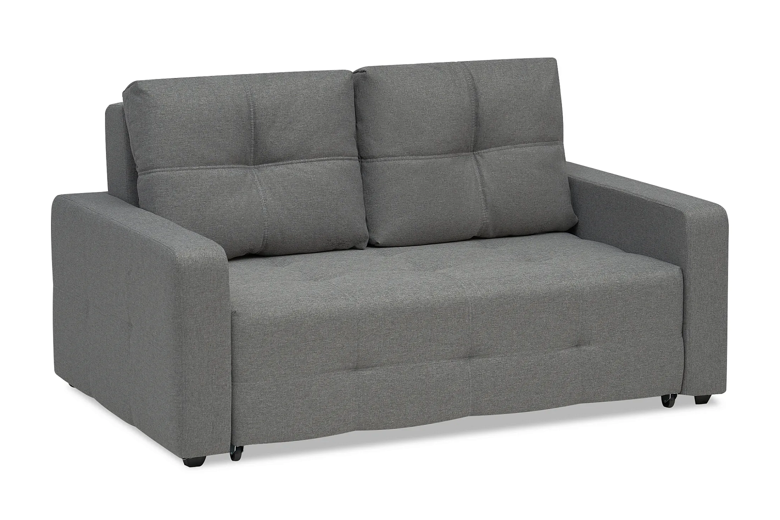 Диван выкатной Калипсо compact рогожка серая
