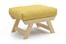 Пуф Амбер светло-желтый