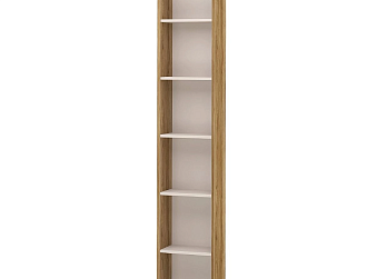 Стеллаж прямой Сохо беж торцевой