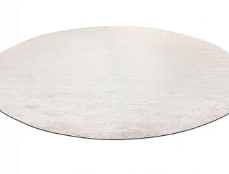 Индийский ковер из шёлка, шерсти и хлопка «BLANC DE BLANCS» KE13013(Round) 302 x 302 см