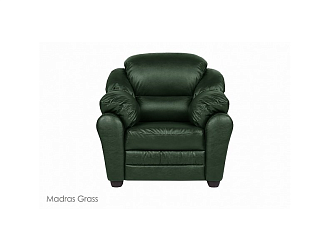 Кресло "Берг", Кожа Madras Grass Home Collection