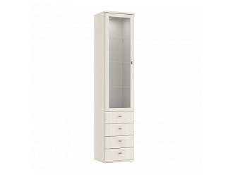 ШКАФ-ВИТРИНА СО СТЕКЛЯННЫМИ ПОЛКАМИ ELEGANTE LE4371.1 Dятьково Design - ДЯТЬКОВО