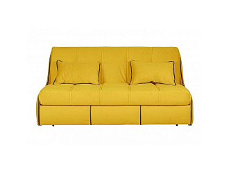 Диван Рио 1,55, Желтый, Ткань Bergen Mustard Home Collection