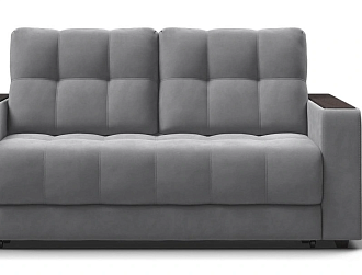 Диван Босс 2х местный Велюр Монолит сталь