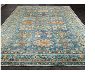 Пакистанский ковер из шерсти «KAZAK ROYAL» 231687-GREY-GREY 305 x 424 см Мир ковров