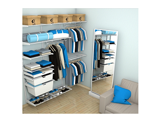 Гардеробная №23, белая.