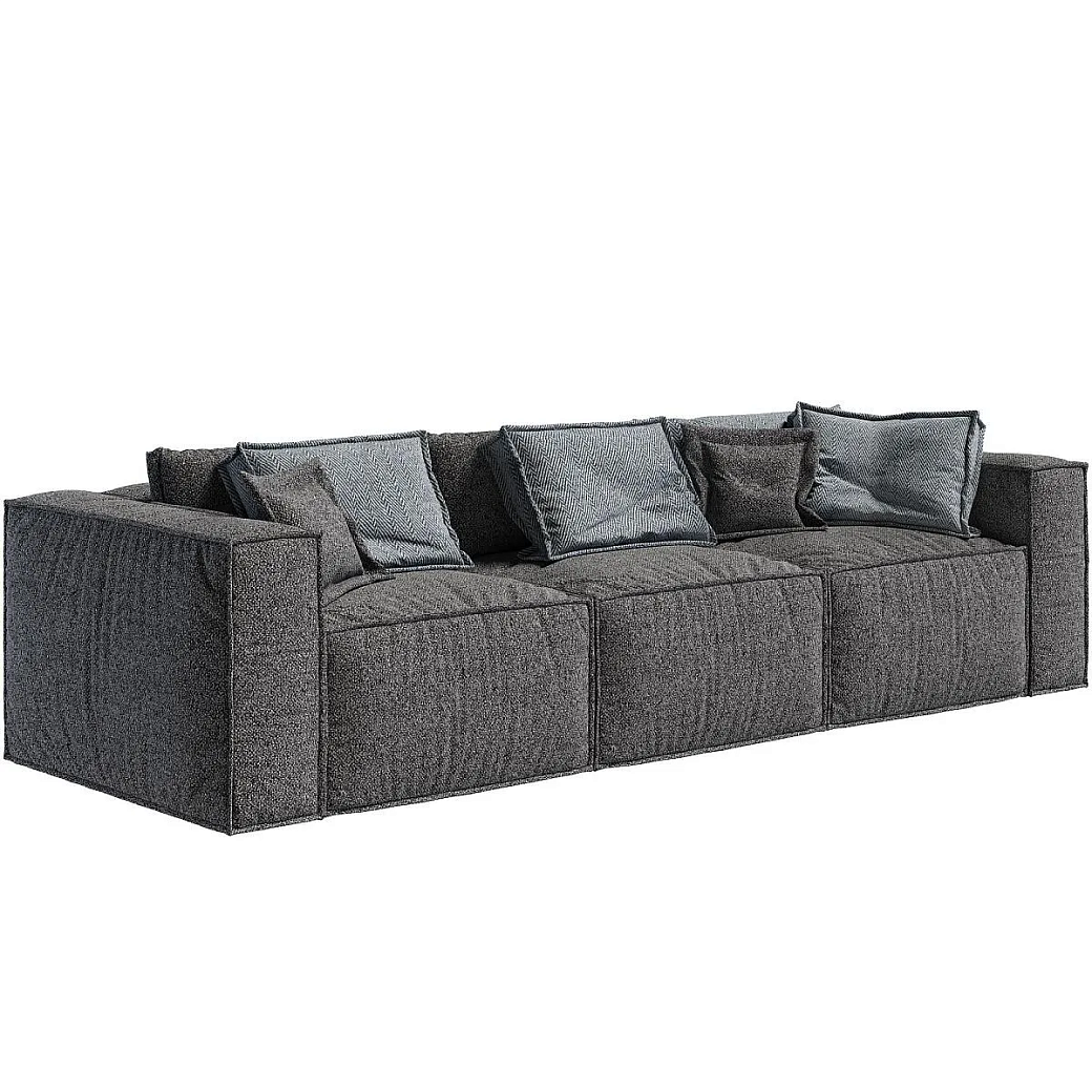 Диван Бриошь Мемори 3-х местный Премьер без подушек