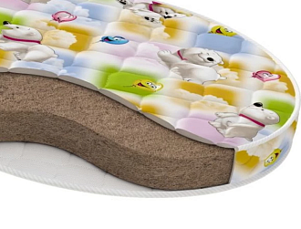 Матрас Round Baby Classic — 76×76 см
