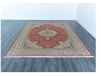 Индийский ковер из шёлка «KASHMIR SILK 18Х18» MS 81 RED 271 x 357 см Мир ковров