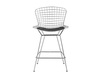 Стул полубарный Bertoia Ангстрем
