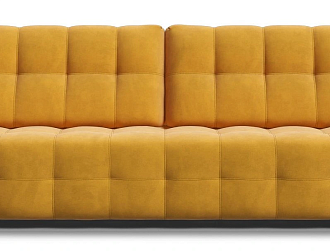 Диван Босс Мини Велюр Монолит желтый