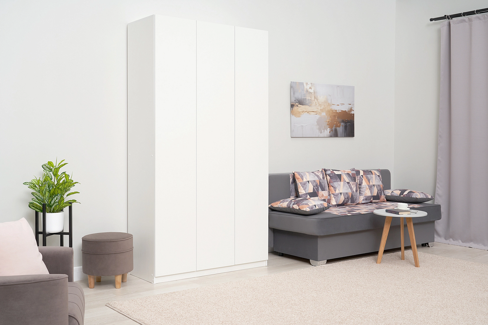 Коллекция Скайвуд белый текстурный