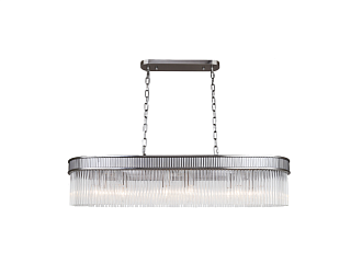 Подвесная люстра Turris (никель) L1000*W320*H380/1220 12*E14*40W