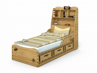 Кровать Корсар 3 с изголовьем