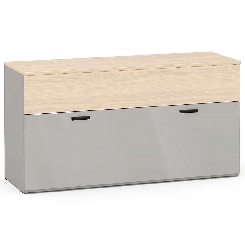 Тумба под телевизор Челси серая