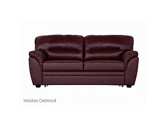 Диван Атлантик 3 р, Коричневый, Кожа Madras Oxblood Home Collection