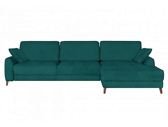Угловой диван Монако с канапе 97/19, Зеленый, Ткань Zenit 40 Home Collection