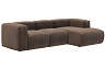 Диван Брауни Мемори угловой правый Оптимум