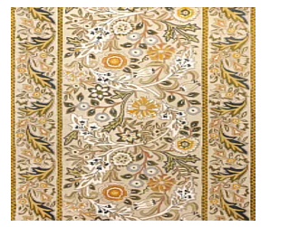 Индийский ковер из шерсти «MORRIS & CO» Wilhelmina Linen-Mustard 127401 Мир ковров