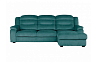 Угловой диван Модульный Денвер с канапе, Бирюзовый, Ткань Triniti Azur