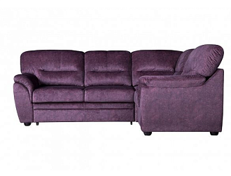 Угловой диван Атлантик с тумбой, Фиолетовый, Ткань Cortex Plum Home Collection