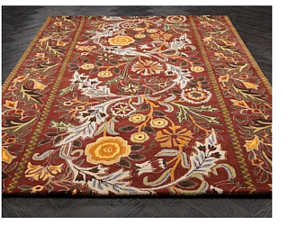 Индийский ковер из шерсти «MORRIS & CO» Wilhelmina Russet 127400 Мир ковров