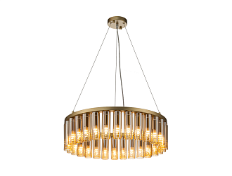 Подвесная люстра Slang (золото) D590*H160/1360 30*G9LED*2W Ангстрем