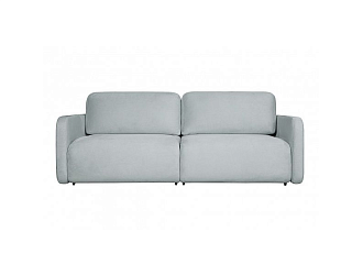 Диван Модульный Норд 3р 222(100+100), Серый, Ткань Aurora Mint Home Collection