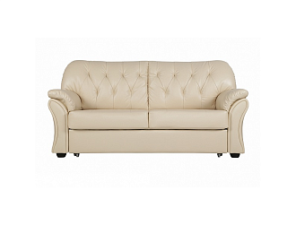 Диван Ванкувер 3 р, Бежевый, Кожа Bellagio Cream Home Collection