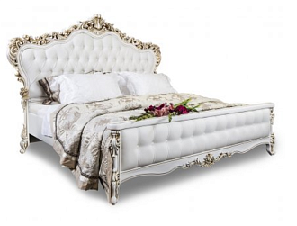 КРОВАТЬ АННА МАРИЯ 180Х200 СМ БЕЛЫЙ МАТОВЫЙ Davita-мебель - ДАВИТА