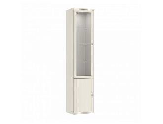ШКАФ-ВИТРИНА СО СТЕКЛЯННЫМИ ПОЛКАМИ ELEGANTE LE4372.1 Dятьково Design - ДЯТЬКОВО
