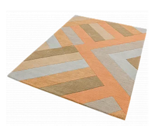 Индийский ковер из шерсти «REEF RUG» RF03-BIG ZIG CORAL Мир ковров