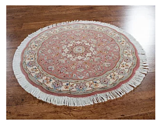 Иранский ковер из шерсти и шёлка «TABRIZ IR» 9-687-IR(Round) 100 x 100 см Мир ковров
