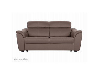 Диван Дублин 3 р, Коричневый, Кожа Madras Griss Home Collection