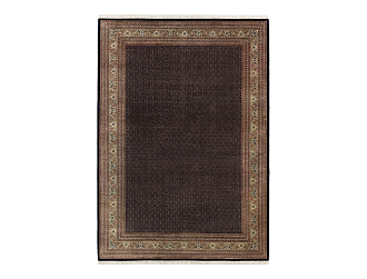 Индийский ковер из шерсти и шёлка «TABRIZ MAHI AZIZ» BLU 303 x 402 см Мир ковров