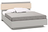 Кровать двуспальная 160х200 Chelsea,Rimini серая с подъемным механизмом