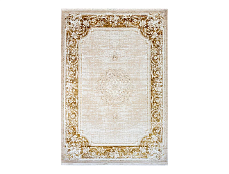 Турецкий ковер из акрила и полиэстера «RELIEF» 9242H-BEG-YLW-NP 160 x 230 см Мир ковров