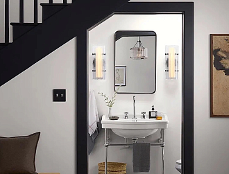 Smart M Black Зеркало в тонкой раме Smal Ангстрем
