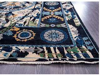 Пакистанский ковер из шерсти «SUZANI A/B 10/10» 857BLK-IVY(270X348) 270 x 348 см Мир ковров