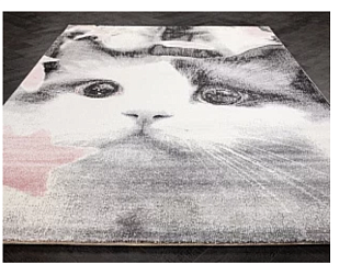 Турецкий ковер из полипропилена «KITTY» 8749A-CRE-PINK Мир ковров