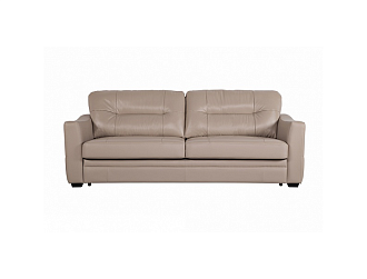 Диван Хьюстон 3 р, Серый, Кожа Bellagio Latte Home Collection