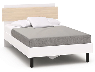 Кровать полутораспальная 120х200 Chelsea,Rimini белая