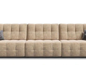  Диван Босс ХО Макс Велюр Роял шампань / Снежная Сонома