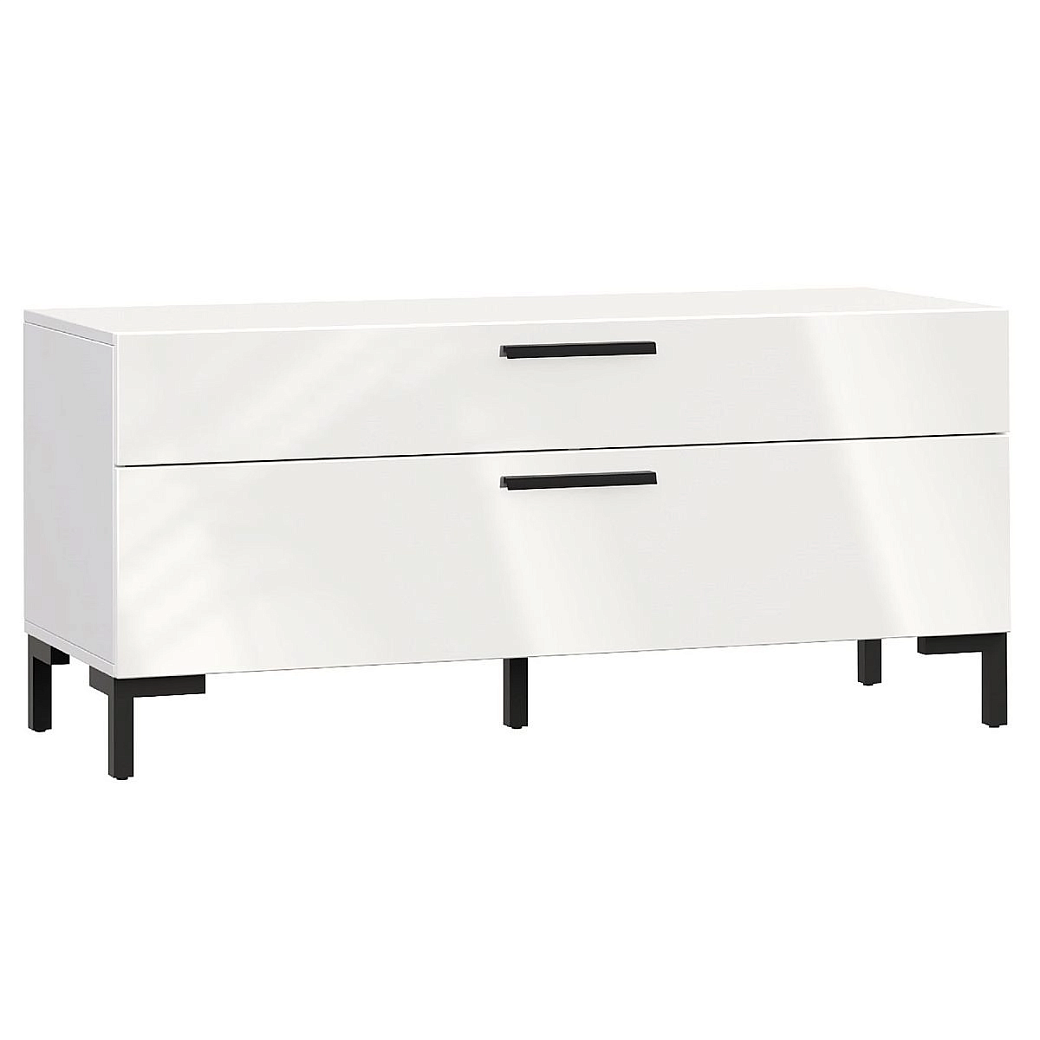 Тумба под телевизор Челси белая