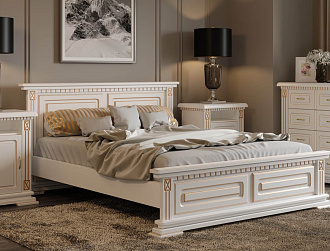 Кровать из массива RIVIERA White Askona - АСКОНА