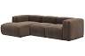 Диван Брауни Мемори угловой левый Оптимум