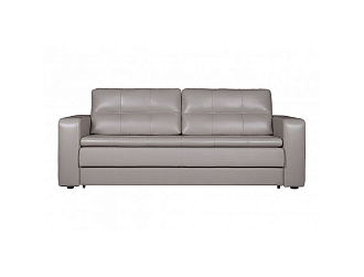 Диван Неаполь 3р 250, Серый, Кожа Bellagio Grigio Home Collection