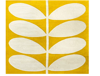 Индийский ковер из шерсти «ORLA KIELY» Yellow Stem 59306 Мир ковров