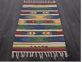 Индийский ковер из хлопка «KILIM COTTON» CT31NEW-MIX 200 x 300 см Мир ковров